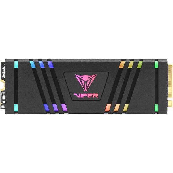 SSD 512Гб, M.2, 2280/PCI-E 4x4, NVMe, Patriot VPR 400 (VPR400-512GM28H) RGB, TBW 800, R/W4600/3600МБ/c купить по самой низкой цене