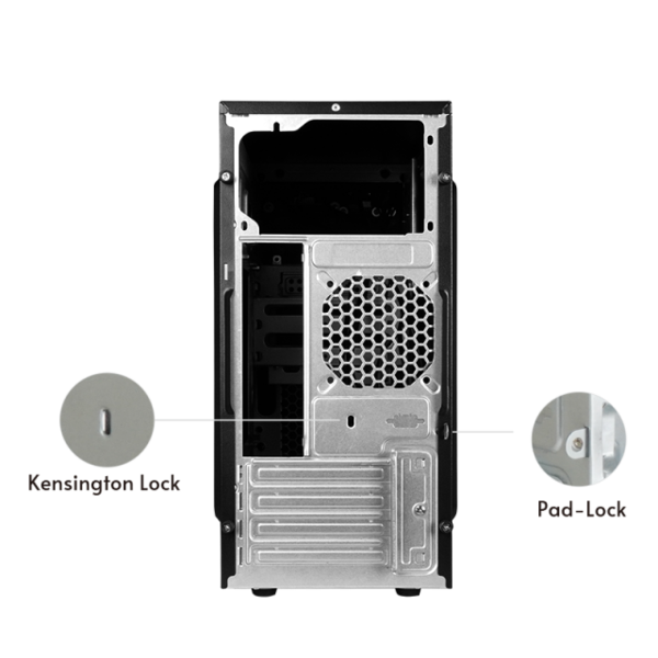 Корпус MiniTower mATX Chieftec UB-03B-350GPB, 1*FAN 120mm, GPB-350S, mATX / Mini-ITX, BLACK,  SD cardreader купить по самой низкой цене