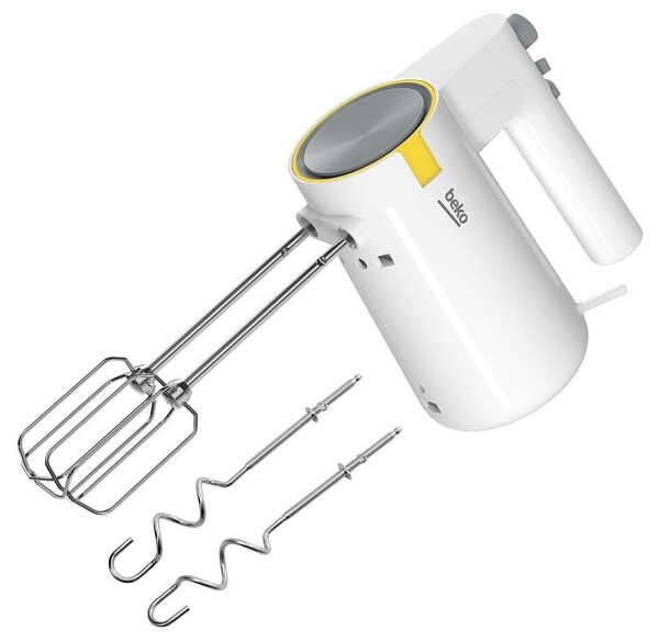 Миксер Beko HMM62404W (ручной, 420Вт, 4 скор, турборежим) white купить по самой низкой цене