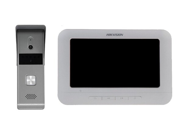 Комплект IP-видеодомофона (DS-KIS205T(GREY)) вызывная панель DS-KB2421-IM, монитор DS-KH2220-S купить по самой низкой цене