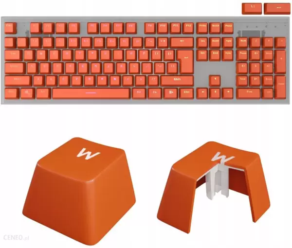 Накладки на клавиши клавиатуры Genesis Lead 300 Double Shot Keycaps (NAG-2006), 106шт., ORANGE color купить по самой низкой цене