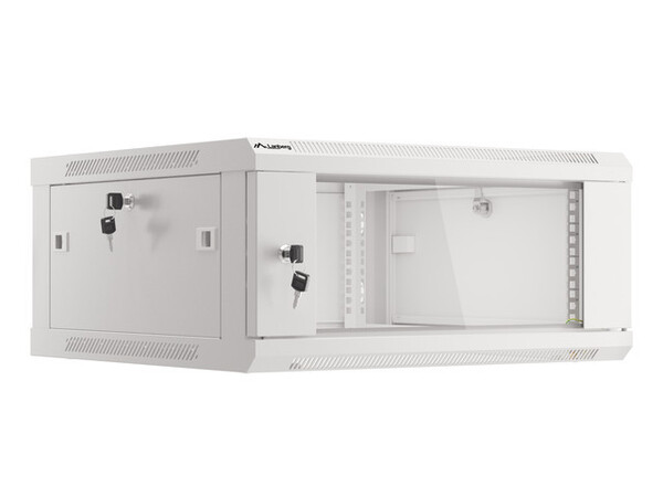 Шкаф настен.коммутацион. LANBERG WF01-6604-10S 19',4U 60x60см, GREY купить по самой низкой цене