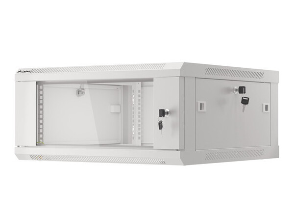 Шкаф настен.коммутацион. LANBERG WF01-6604-10S 19',4U 60x60см, GREY купить по самой низкой цене