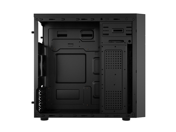 Корпус MidiTower mATX NATEC Helix (NPC-2038) без БП, 1*80mm fan, black купить по самой низкой цене
