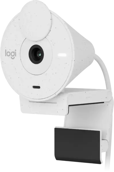 WEB-камера Logitech BRIO 300 WHITE (960-001442) 2Mp, 1080p/30fps (1920x1080pix) USB,  fixed focus, микрофон купить по самой низкой цене