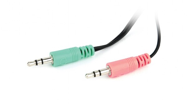 Наушники с микрофоном Gembird MHS-123 (20-20000Hz,1.8м,103dB, 32om, 2*3.5mm jack) black купить по самой низкой цене