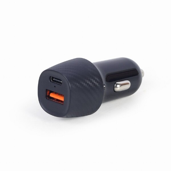 Зарядное устр.автомоб. 2*USB GEMBIRD (TA-U2QC3-CAR-02) 12-24V DC, USB Type-A QC 3.0 + USB Type-C PD, 18W купить по самой низкой цене