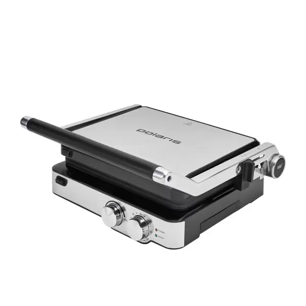 Гриль-пресс настольный электрический Polaris PGP 2402 (2000Вт, антипригар.покрыт, регул.темпер, упр-е электрн) купить по самой низкой цене