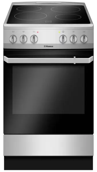 Плита электрическая Hansa FCCX580009 4конф, духовка 65л, гриль, конвекция, стеклокерамика купить по самой низкой цене