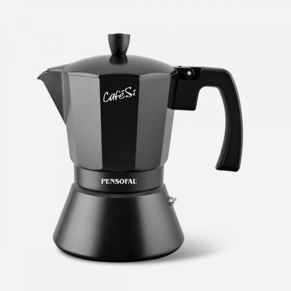 Кофеварка Pensofal Cafesi Espresso Coffee (350мл., гейзерная, алюминий, подходит для индукционных плит) Black купить по самой низкой цене