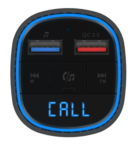 FM-трансмиттер автомобильный Navitel BHF02 BASE (BT 5.1, FM, USB (max 2.4A) QC 3.0, mSD, 12/24V) купить по самой низкой цене