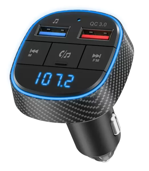 FM-трансмиттер автомобильный Navitel BHF02 BASE (BT 5.1, FM, USB (max 2.4A) QC 3.0, mSD, 12/24V) купить по самой низкой цене