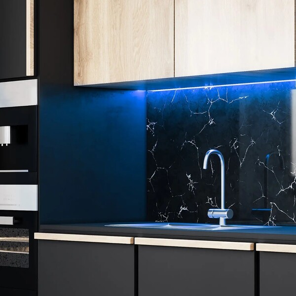 Лента светодиодная Gauss Basic (BT041) LED 5050/60 12V 10W/m 700lm/m RGB 10mm IP20 3m ДУ+RGB-контр+БП купить по самой низкой цене