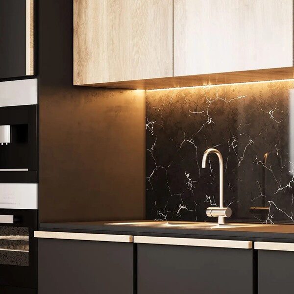 Лента светодиодная Gauss Basic (BT044) LED 5050/60 12V 10W/m 700lm/m 3000K 10mm IP20 5m + БП купить по самой низкой цене