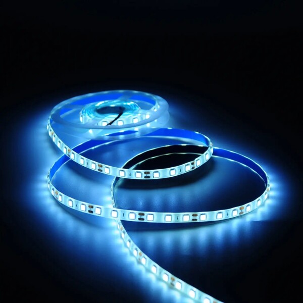 Лента светодиодная Gauss Basic (BT043) LED 5050/60 12V 10W/m 700lm/m 4000K 10mm IP20 5m + БП купить по самой низкой цене