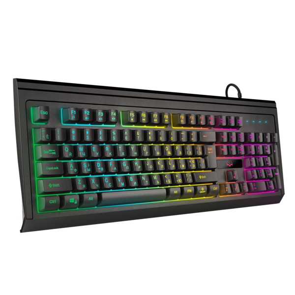 Клавиатура SVEN KB-G8400 игровая, USB, black, RGB подсветка с регулир. яркости купить по самой низкой цене