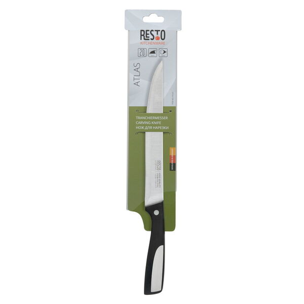 Нож разделочный RESTO Atlas (95322) стальной, лезвие 20см. купить по самой низкой цене