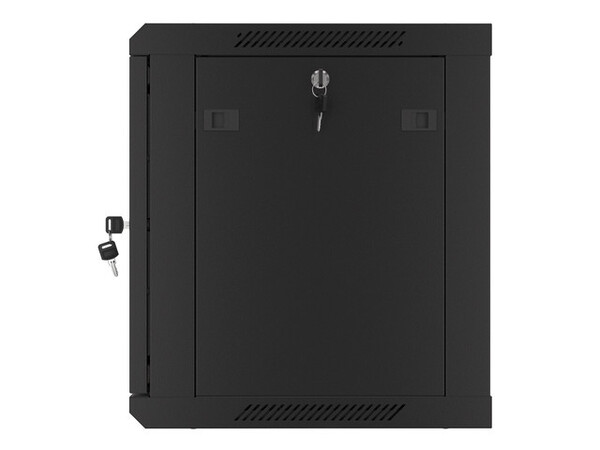 Шкаф настен.коммутацион. LANBERG WF01-6409-00B  19", 9U 600x450x512.35mm, black, металлическая дверь купить по самой низкой цене