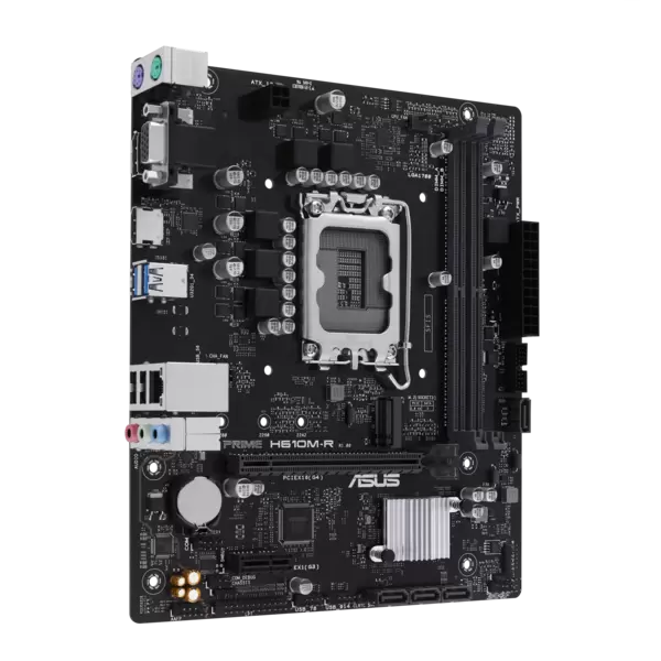 M/B LGA1700: ASUS PRIME H610M-R-SI (2*DDR5 max 5600МГц, 1*PCIEx16+1*PCIEx1, DVI/HDMI/D-SUB, M.2, GLan) купить по самой низкой цене