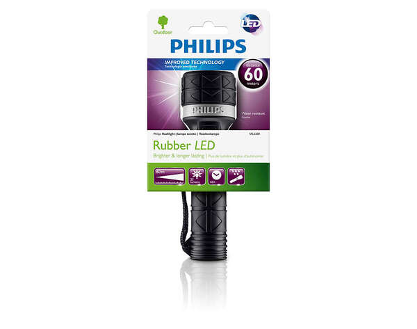 Фонарь ручной светодиодный Philips (Phil-SFL5200/10) черный, водонепроницаемый, ударопрочный купить по самой низкой цене