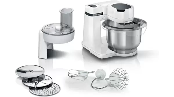 Кухонный комбайн Bosch MUMS2EW01 (700Вт, 4 скорсти, чаша 3.8л металлич.) купить по самой низкой цене