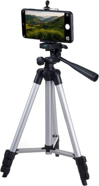 Фотоштатив Maclean Tripod (MC-164) для смартфонов, фотоаппаратов и камер GoPro, высота 36-102см,  резьба 1/4' купить по самой низкой цене