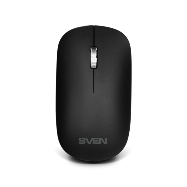Клавиатура+мышь SVEN KB-C2550W беспроводные, контакты клавиш - ножничные, USB, 2+1кл/1000dpi Black купить по самой низкой цене