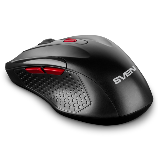 Мышь SVEN (RX-450W) беспроводная, USB, 5+1кн., 1200/2400/3200dpi, аккум. 500мАч, Black купить по самой низкой цене