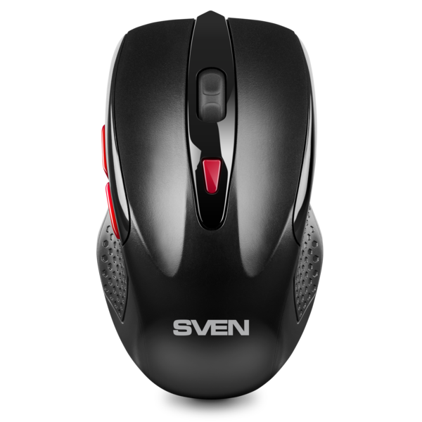 Мышь SVEN (RX-450W) беспроводная, USB, 5+1кн., 1200/2400/3200dpi, аккум. 500мАч, Black купить по самой низкой цене