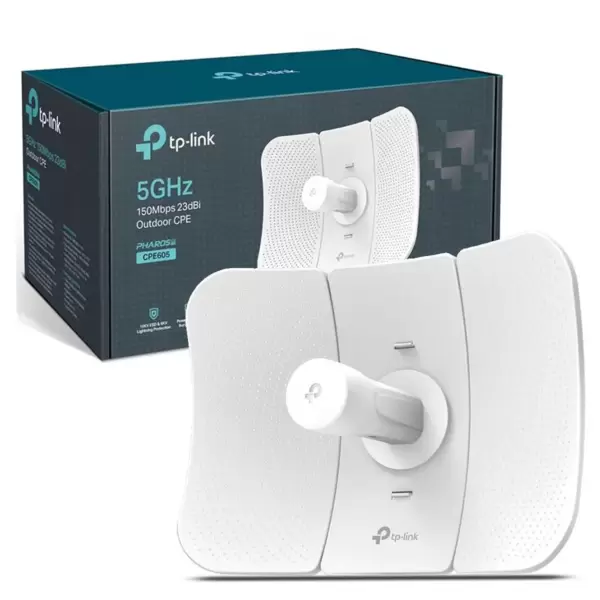 Точка доступа наружная Wi-Fi TP-LINK (CPE605) N150, 1*LAN/PoE,150Мбит/с, 5ГГц, 23дБи, IP65 купить по самой низкой цене