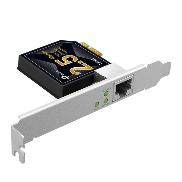 Карта сетевая TP-Link (TX201) PCI Express2.1, 2.5Гбит/с, RJ45 купить по самой низкой цене