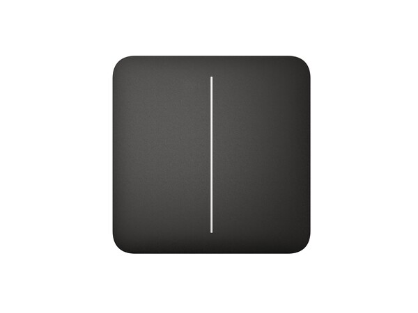 Кнопка для двуклавишн. беспроводн. выключателя Ajax SoloButton (2-gang) [55] black купить по самой низкой цене