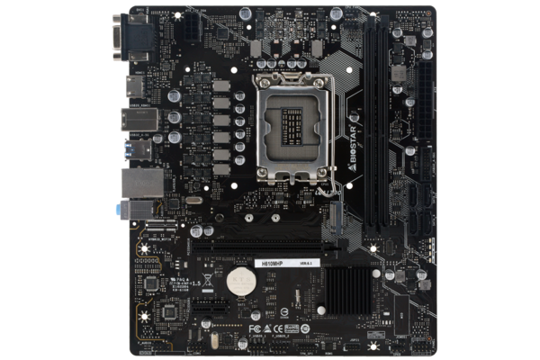 M/B LGA1700: BIOSTAR H610MHP (2*DDR4 max 3200МГц, 1*PCIEx16+1*PCIEx1, HDMI/D-SUB, M.2, GLan) купить по самой низкой цене