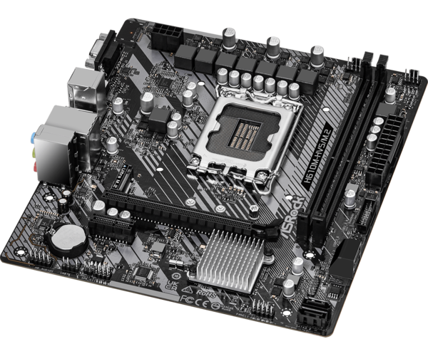 M/B S-1700: ASROCK H610M-HVS/M.2 R2.0 (2DDR4 3200MHz, 1*PCIEx16+1*PCIEx1, M.2, HDMI/DSub, GLan, mATX) купить по самой низкой цене