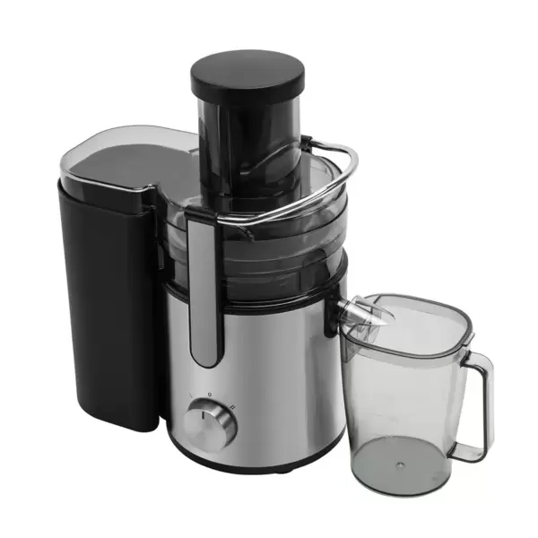 Соковыжималка Polaris PEA 1535AL (1500Вт, 2 скорости, корпус из нержавеющей стали) Steel/Black купить по самой низкой цене