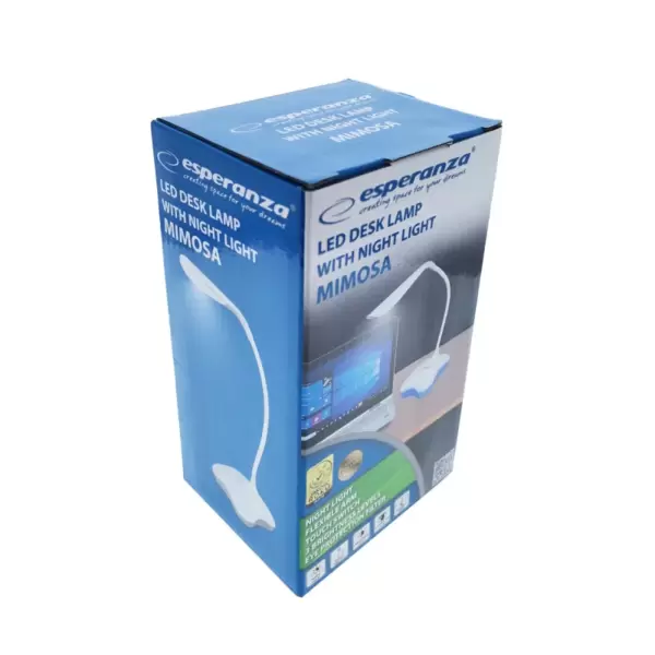 Светильник настольный Esperanza MIMOSA white (ELD105W), 3W/5500K, питан.USB, 3 уровня яркости лампы купить по самой низкой цене