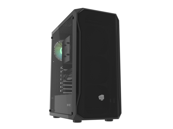 Корпус MidiTower ATX FURY SHOBO SH4 RGB, BLACK, без БП (NFO-2153) купить по самой низкой цене