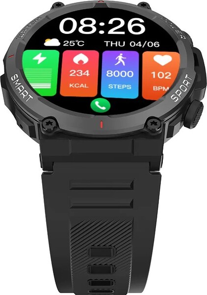 Смарт-часы Blackview W50 BLACK, 1.39', 360*360, BT 5.3 купить по самой низкой цене