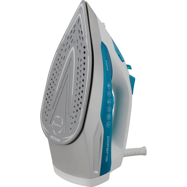 Утюг Polaris PIR 2442AK(2400Вт,подош.PRO5 Ceramic,верт.отпар) turquois Уценка! купить по самой низкой цене