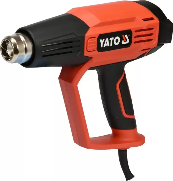 Фен технический YATO (YT-82296) 1600Вт, 50-650°C, ЖК-дисплей,  регулировки температуры и потока воздуха купить по самой низкой цене