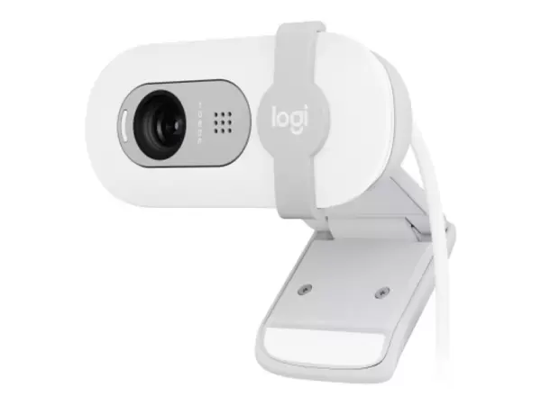WEB-камера Logitech BRIO 100 WHITE (960-001617) 2Mp, 1080p/30fps (1920x1080pix) USB,  fixed focus, микрофон купить по самой низкой цене