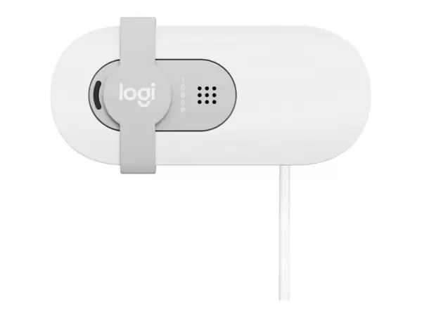 WEB-камера Logitech BRIO 100 WHITE (960-001617) 2Mp, 1080p/30fps (1920x1080pix) USB,  fixed focus, микрофон купить по самой низкой цене