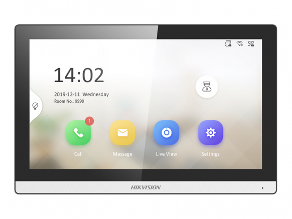 ІP-видеодомофон Hikvision (DS-KH6350-WTE1) (цв.7'TFT, 1024х600, микроф, Wi-Fi 802.11b/g/n, TCP/IP, SIP,RTSP) купить по самой низкой цене