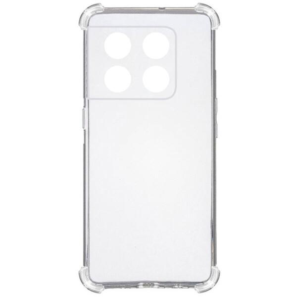 TPU чехол GETMAN Ease logo усиленные углы для OnePlus 10T (Бесцветный (прозрачный)) купить по самой низкой цене