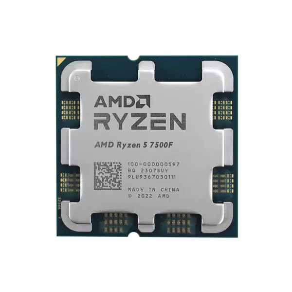 CPU AMD Ryzen 5 7500F TRAY (100-000000597) S-AM5, 3.7Ghz (5.0Ghz max), 6Mb+32Mb, 6Core, TDP 65Вт купить по самой низкой цене