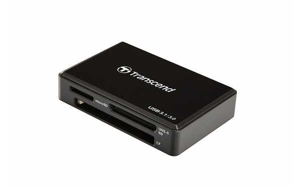 Картридер Transcend (TS-RDF9K2) внешн., USB 3.1/3.0 Type-A, All-in-1 UHS-II, black купить по самой низкой цене