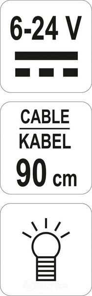 Индикатор тестер автомобильный YATO (YT-2865) 6-24V купить по самой низкой цене