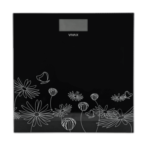 Весы напольные VIVAX PS-156B  (электронные, платформа стекло, 150/0.1кг) Black купить по самой низкой цене