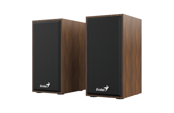 Акустика GENIUS SP-HF180 2.0 (2*3Вт) Wood, MDF, 150-20000Hz, питание от USB порта, mini jack 3.5 купить по самой низкой цене