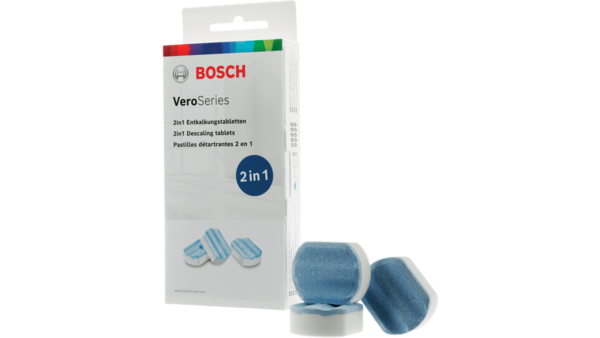 Средство для чистки кофемашин от накипи Bosch (TCZ8002A) 2 in 1; VeroSeries, 3шт/уп купить по самой низкой цене